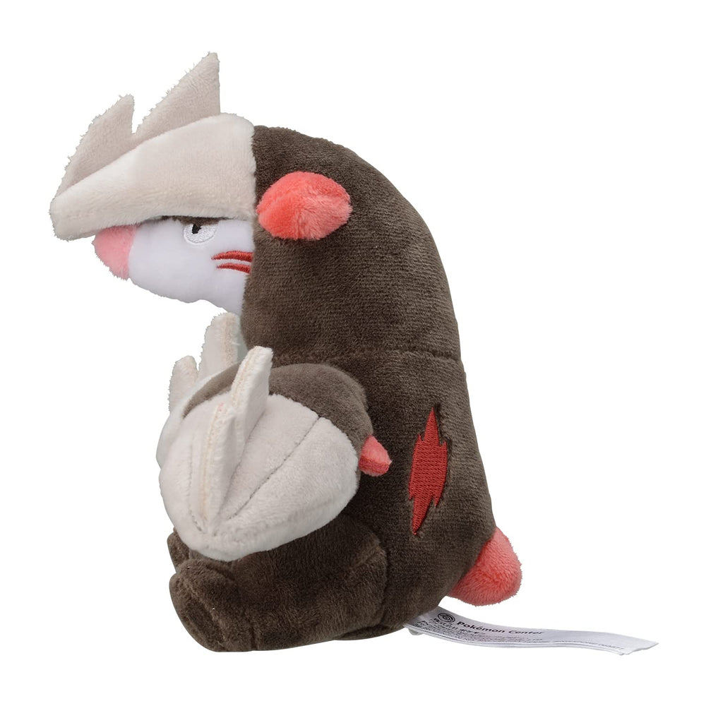 Pokémon Excadrill Sitting Cuties plush back view, accurate styling for collectors.