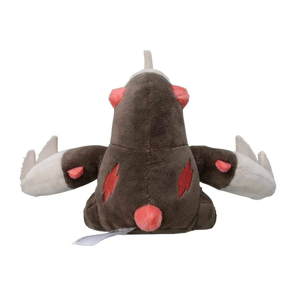 Pokémon Excadrill Sitting Cuties plush close-up embroidery detail for realism.