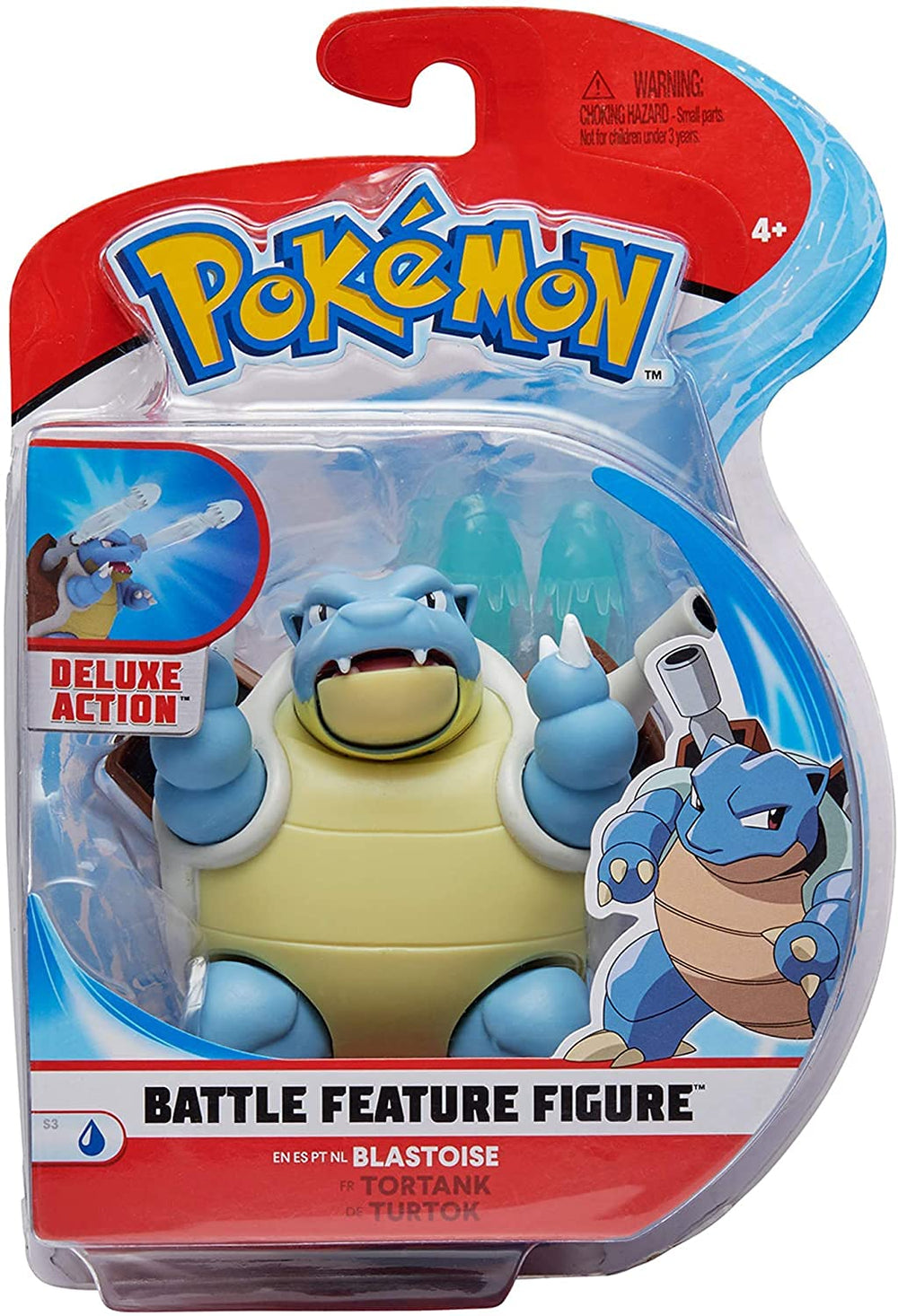 Pokémon Blastoise official licensed figure, a perfect gift for fans.