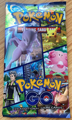 Pokemon GO booster pack with 10 cards for expanding your collection and quick gameplay options.