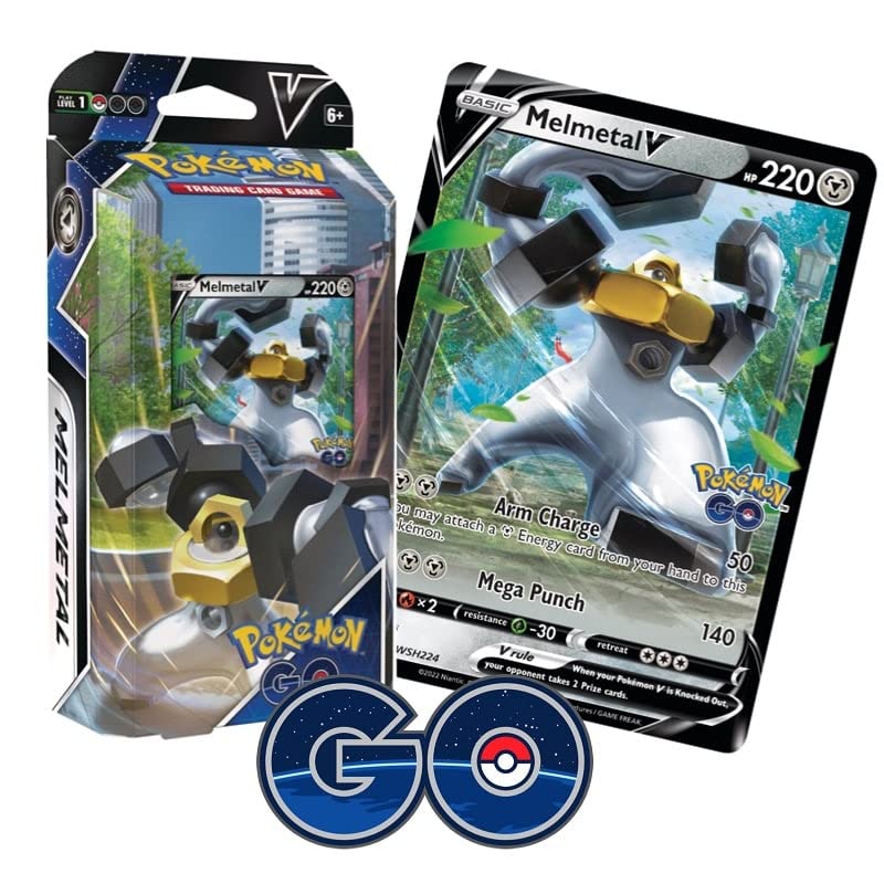Pokémon GO Melmetal V Battle Deck metal coin offers tactile heft and game flair.