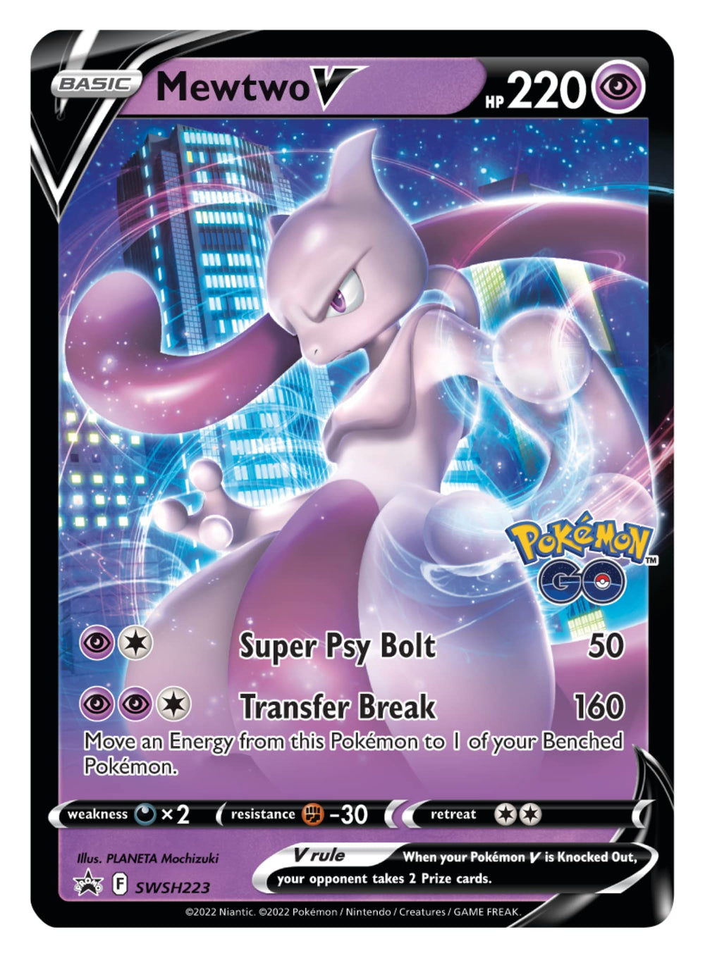 Pokémon GO Mewtwo V Battle Deck damage counters for accurate tracking.