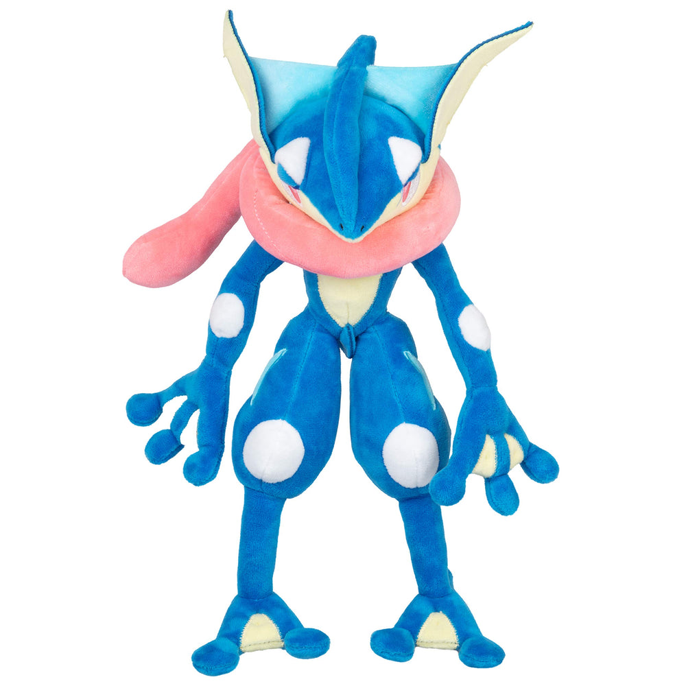 Officially licensed Pokémon Greninja plush, ideal gift for fans.