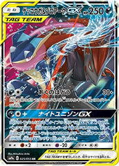 Pokémon Greninja & Zoroark GX holo card image, ideal for collectors and players.