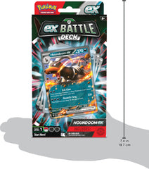 Pokémon Houndoom ex Battle Deck online code card to unlock digital play.