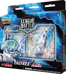 Pokemon Ice Rider Calyrex VMAX foil card featuring dynamic battle visuals
