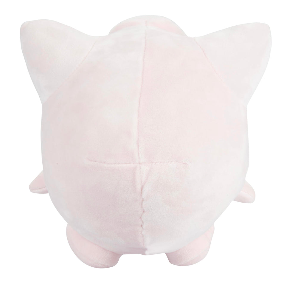 Pokémon Jigglypuff plush 8in brand label visible, officially licensed.
