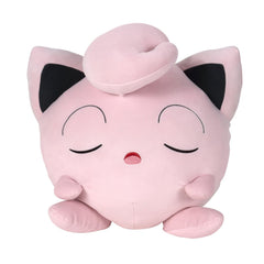 Official licensing badge on Jigglypuff plush reassures collectors
