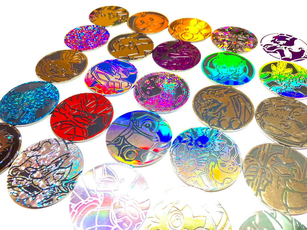 Pokémon large coins front view—ideal display piece for collectors and fans.
