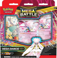Pokémon Mega Diancie EX battle deck artwork, ready for quick, strategic battles.