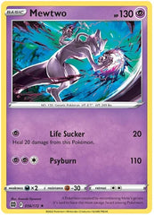Pokemon Mewtwo 056/172 Brilliant Stars card ideal for display and trading.