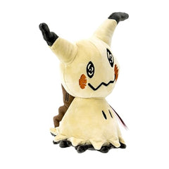 Pokémon Mimikyu plush features soft material for gentle hugging at bed or car rides.