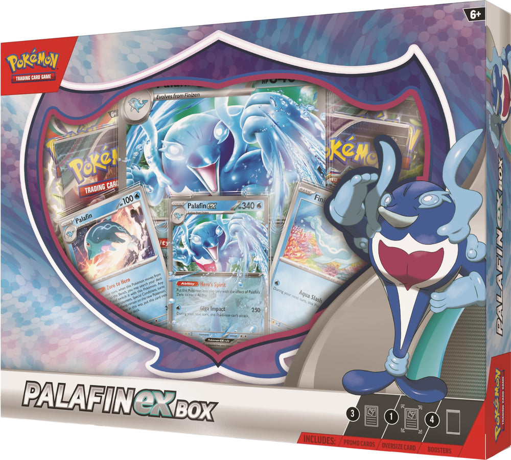 Pokemon Palafin ex promo foil card from the Palafin EX Box, collectible and ready for play