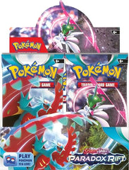 Pokemon Paradox Rift booster pack side view showing pack design and energy symbol