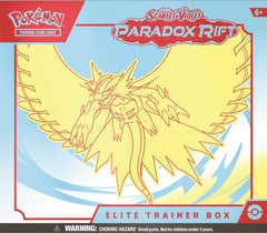 Pokémon Paradox Rift ETB full-art promo card featuring Scream Tail or Iron Bundle
