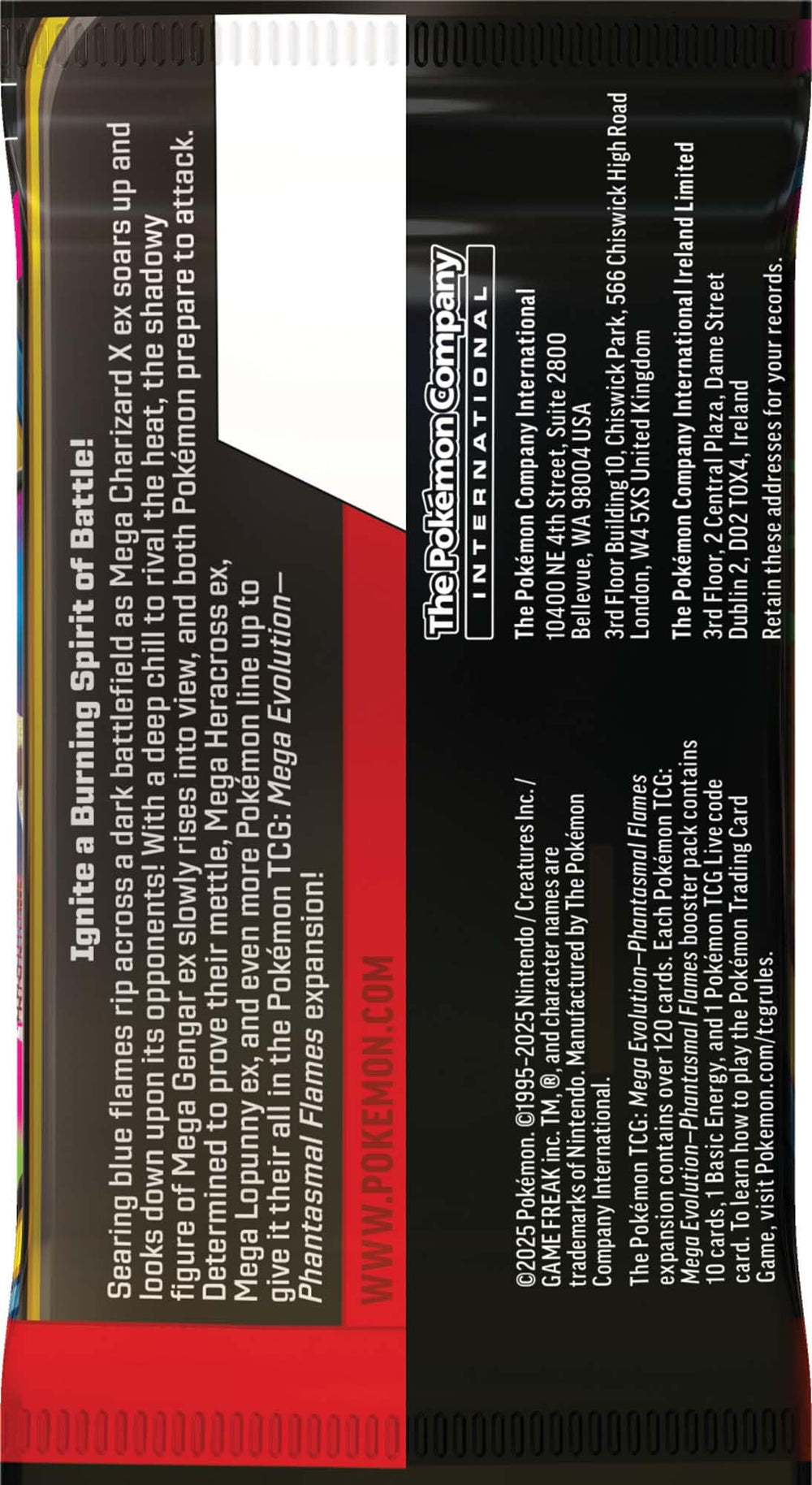 Pokemon Phantasmal Flames product detail shows card-count and variety.