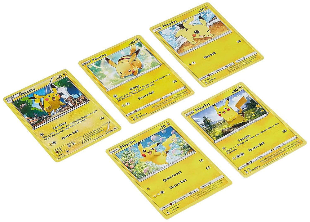 Pokemon Pikachu card assortment variant 1, ideal for display and collection
