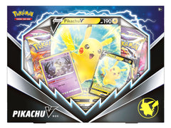 Pokemon Pikachu V foil oversize card for display and collection.
