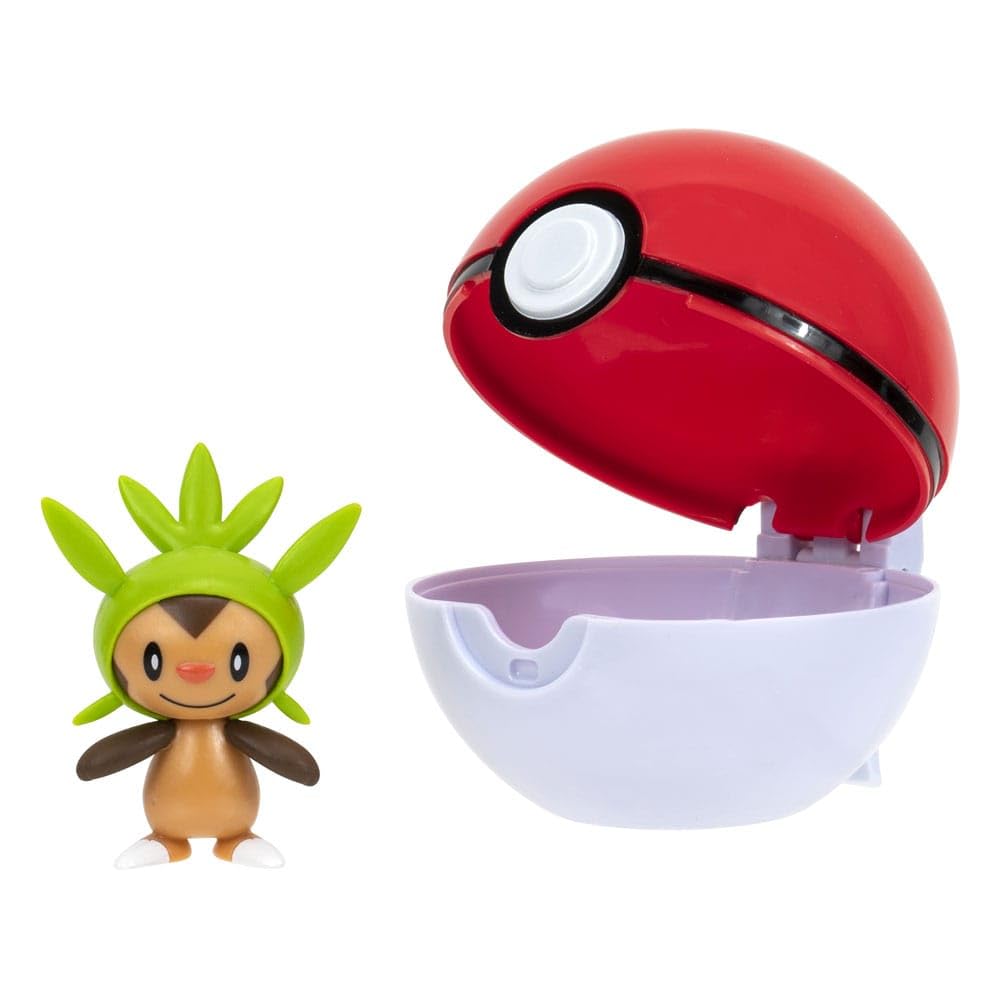 Pokémon PKW3134 Clip 'N' Go Poké Ball with Igamaro figure for on-the-go battles