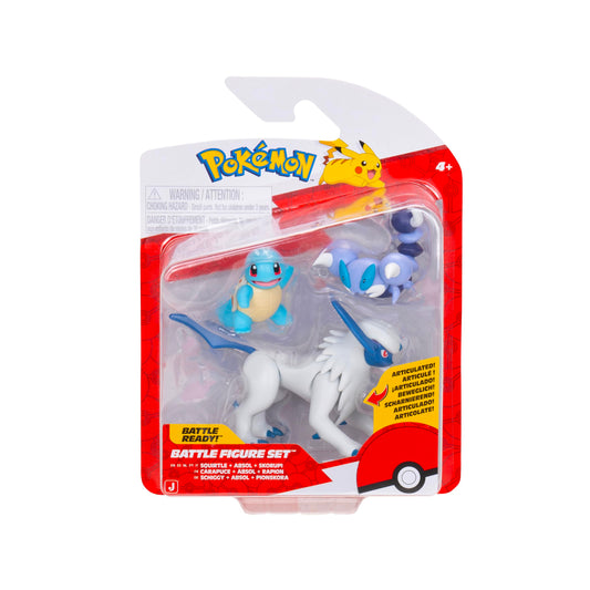 PokΓ©mon PKW4096 Squirtle 5cm figure for display and play battles.