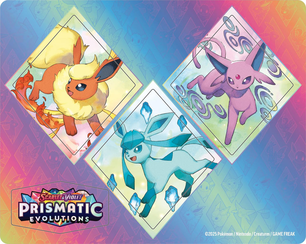 Pokemon Prismatic Evolutions collection offering exciting card variety