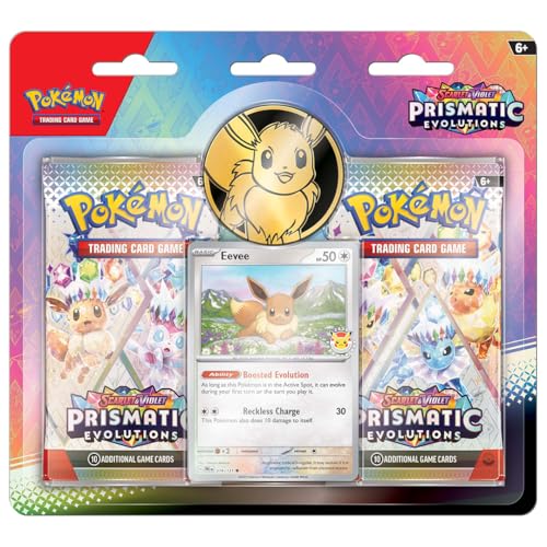 Pokemon Prismatic Evolutions metallic coin adds tactile value to your set