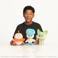 Pokémon Quaxly plush soft-material, ideal for bedtime and travel