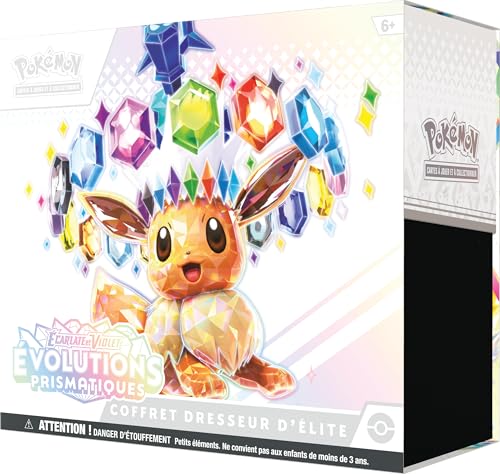 Pokemon Scarlet and Purple ET Set collector box with separators keeps cards organized.
