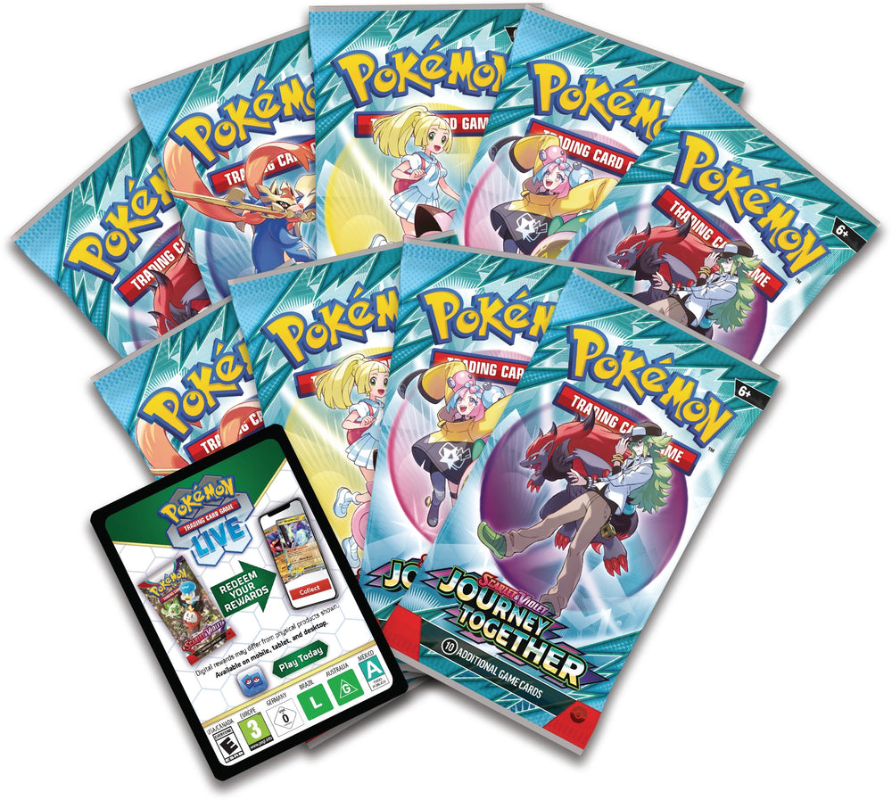 N's Zorua full-art promo card stands out as a centerpiece in Journey Together