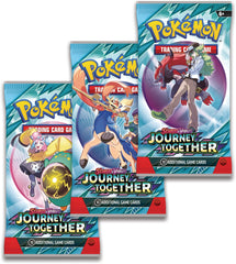 Yanmega and Trainer's Pokémon promos inside Journey Together blister for stronger strategies