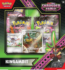 Pokémon Scarlet & Violet Shrouded Fable foils Pawniard and Bisharp enhance display.