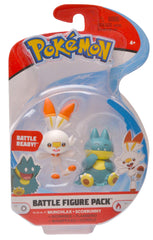 Pokemon Scorbunny 2in figure ready for action-packed adventures on any shelf.