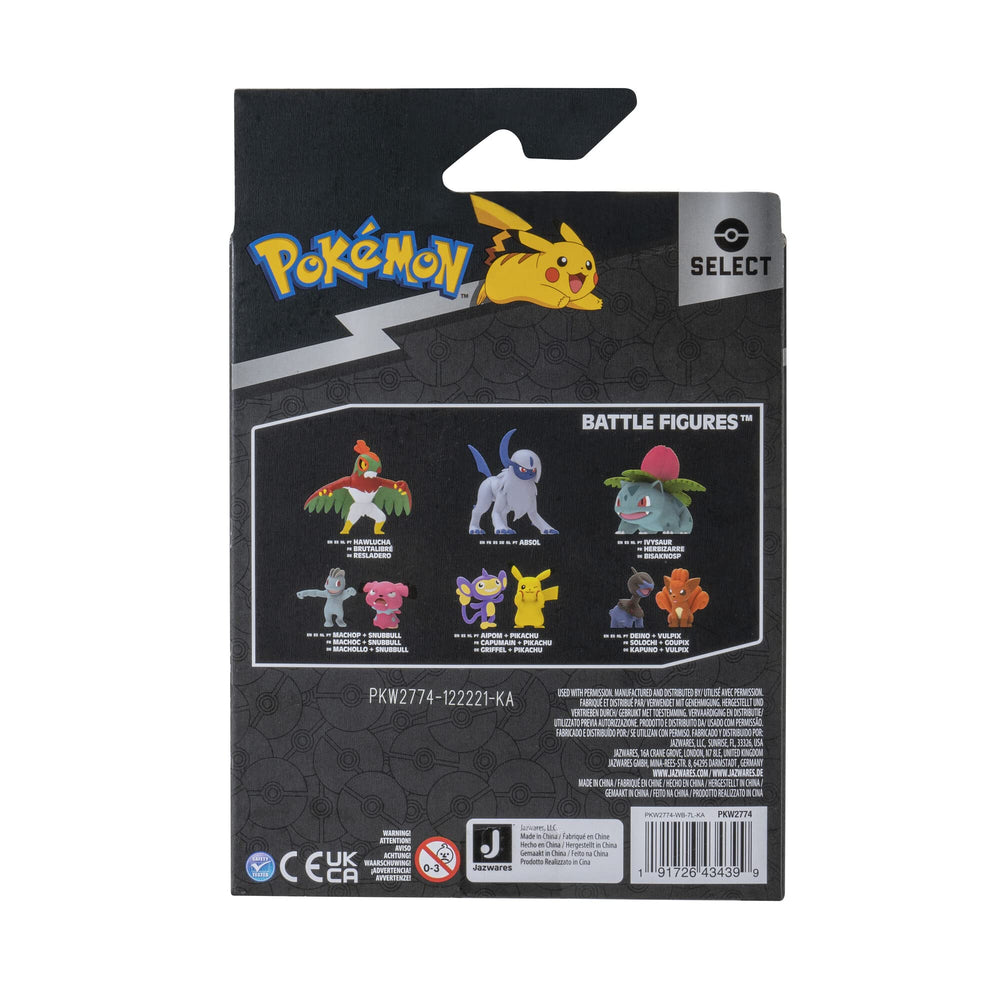 Pokémon Select Evolution poses for play or display sessions.