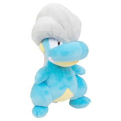Soft dragon-type figure plush, perfect for imaginative play and displaying on shelves.