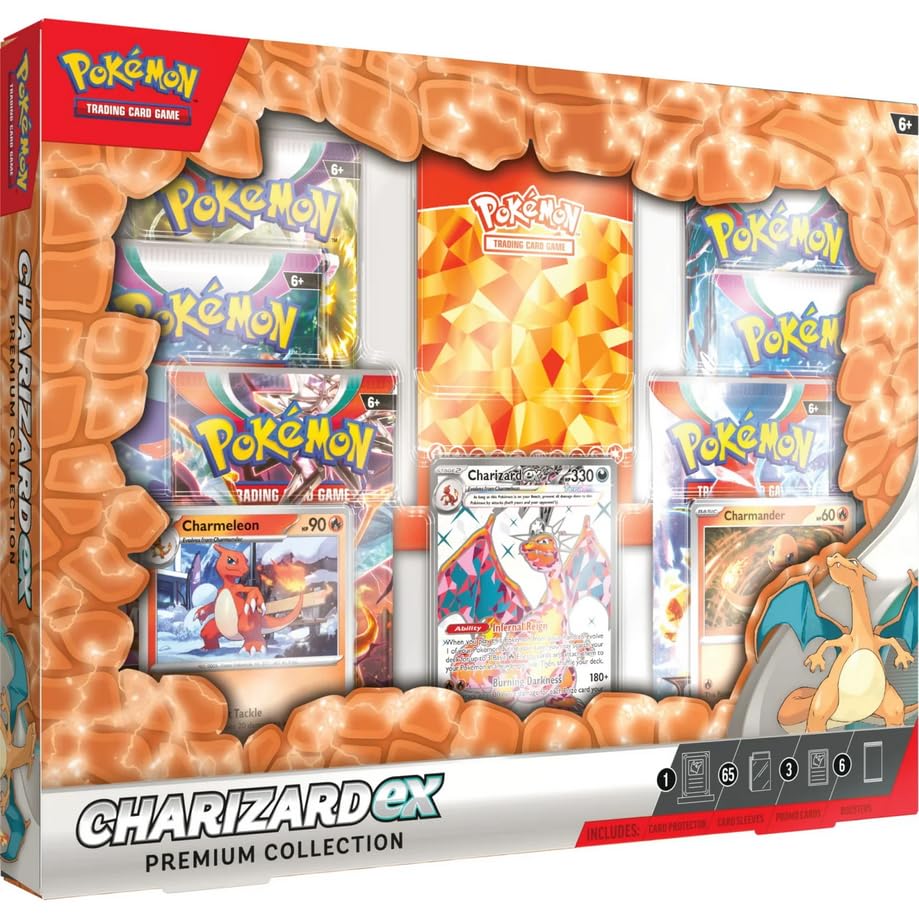 Pokémon Charizard ex etched foil promo card for your collection.