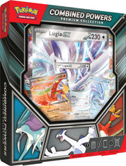 Pokemon TCG Combined Powers foils featuring Lugia ex, Ho-Oh ex, and Suicune ex.