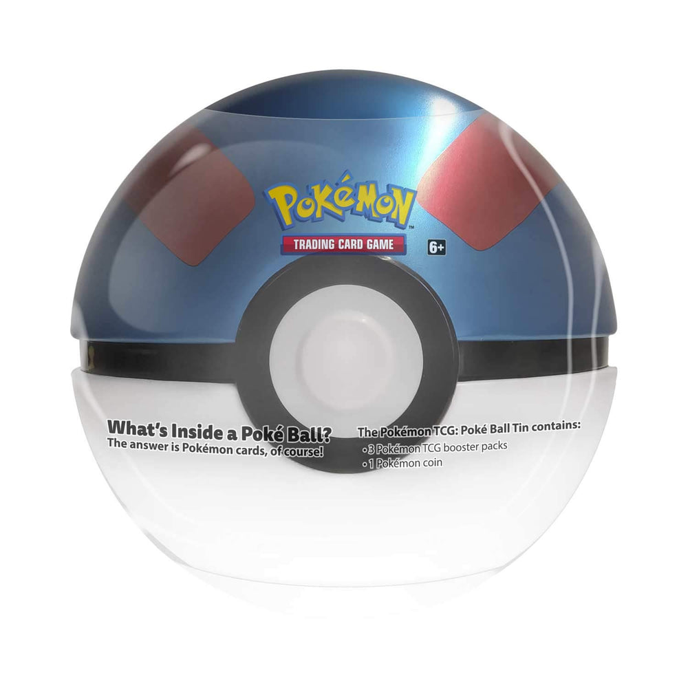Pokemon TCG Great Ball Tin exterior with durable display-ready packaging.