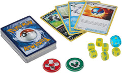 Deck box and accessories arranged for easy transport to games.