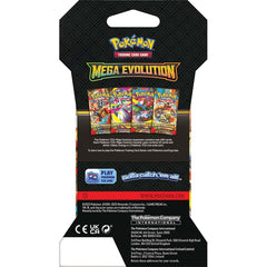 Pokémon TCG Mega Evolution booster pack battle scene hints at thrilling gameplay.