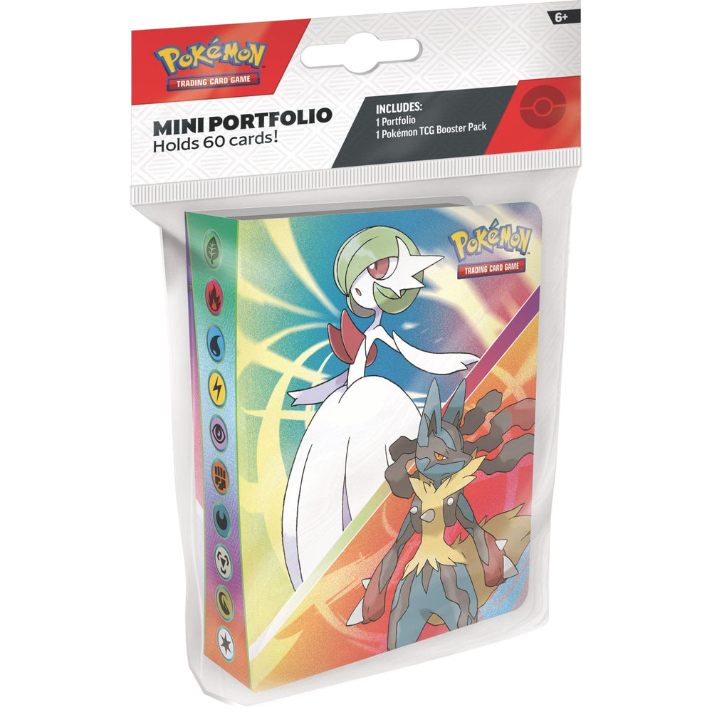 Pokémon TCG Mega Evolution Mini Portfolio cover featuring Mega Evolution art protects your collection on the go.
