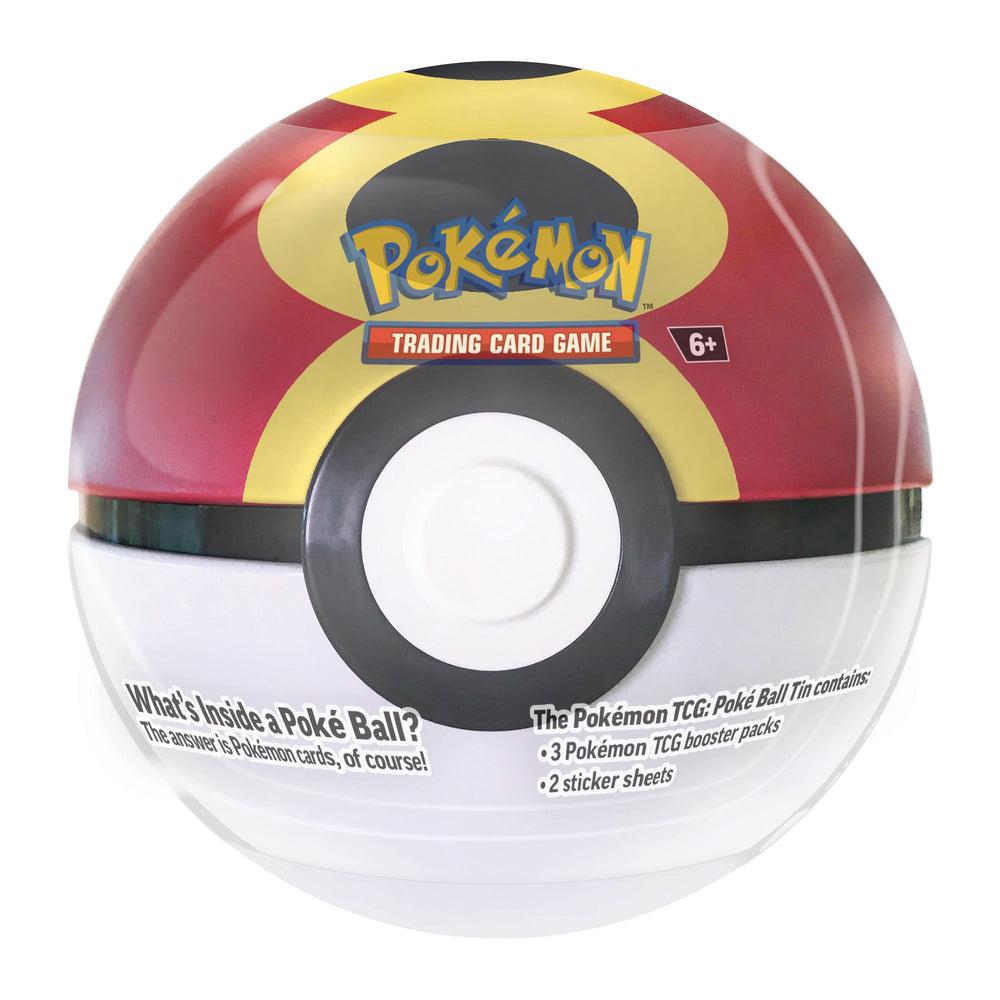 Pokémon TCG Poke Ball Tin Series 9 front view, ideal for display and collection