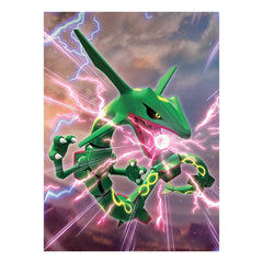 Pokémon TCG Rayquaza V vs Noivern V deck set includes guides, mats, and code card for online play.