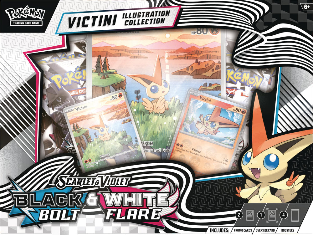 Pokémon TCG Victini full-art foil promo card for display and collection.