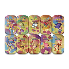 Pokemon TCG Scarlet and Violet 151 mini tin art card capture the tin gallery style