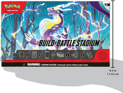 In‑action shot of Pokémon TCG Scarlet & Violet Build & Battle Stadium during play
