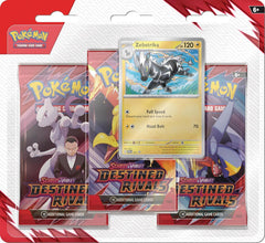 Pokémon TCG Destined Rivals blister pack cover featuring Scarlet & Violet artwork for collectors.