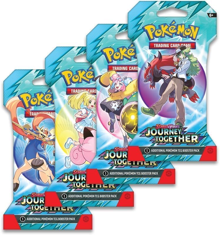 Journey Together blister back view, shows random booster contents.