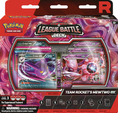 Pokemon Team Rocket’s Mewtwo ex deck front ready for quick play sessions.