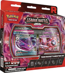 Pokemon Team Rocket’s Mewtwo ex dice set with damage counters for smooth gameplay.