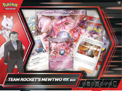 Pokemon Team Rocket’s Mewtwo ex foil promo card for collectors.